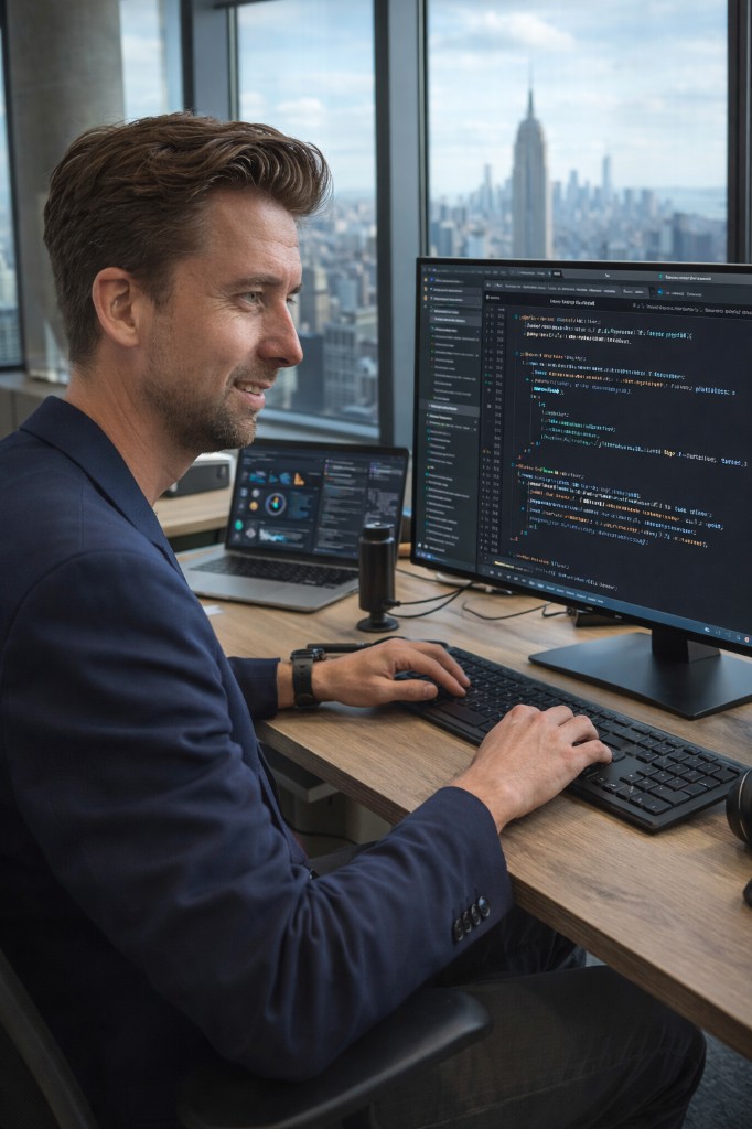 Danny Nijland aan het werk